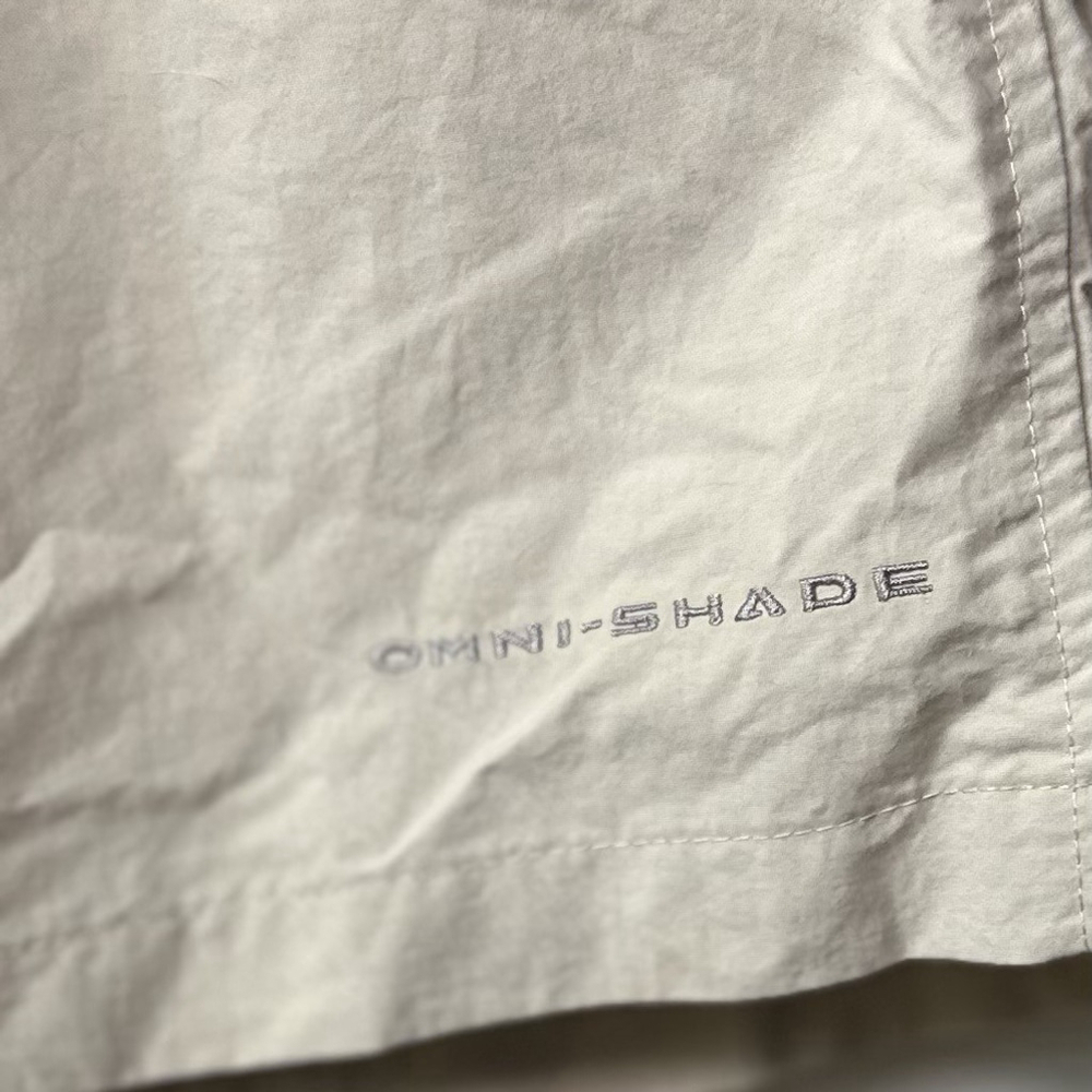 Columbia Omnishade Men’s Shorts 3X Khaki Lightweight Mesh Pockets - Picture 2 of 7